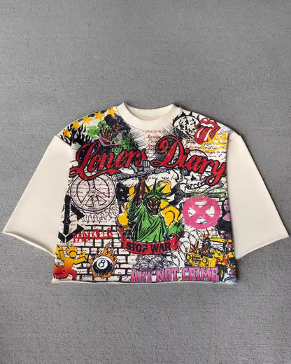 "Loners Diary" T-Shirt - Streetwear Boulevard