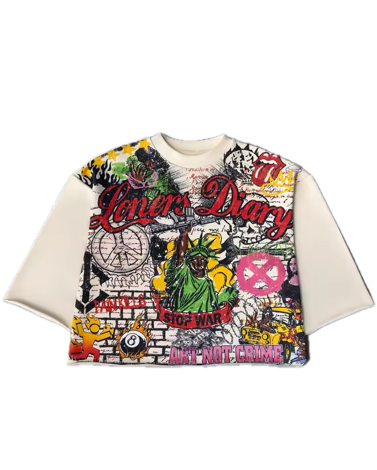 "Loners Diary" T-Shirt - Streetwear Boulevard