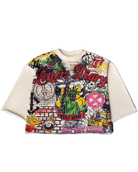 "Loners Diary" T-Shirt - Streetwear Boulevard