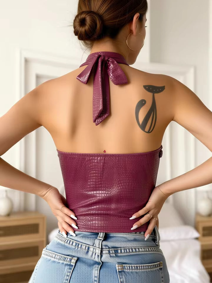 Crimson Cobra Link Top - Streetwear Boulevard