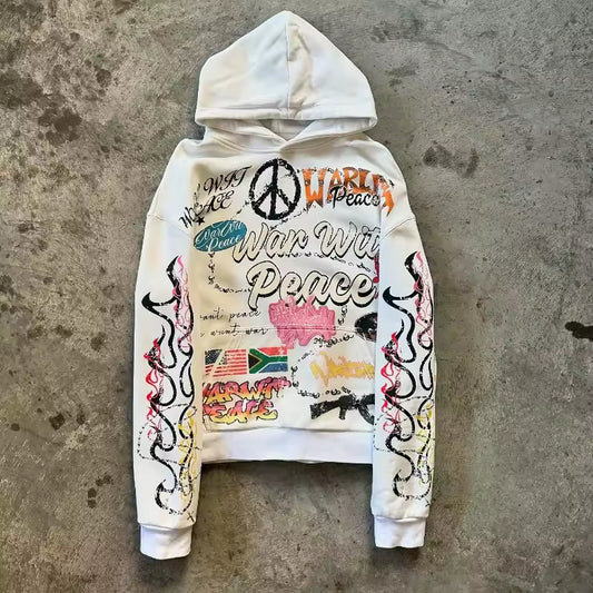 "War With Peace" Hoodie - Streetwear Boulevard