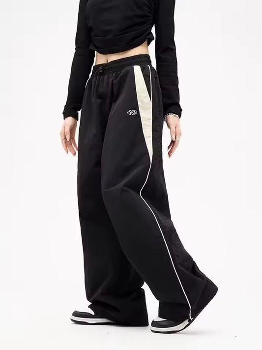 Retro Stripe Joggers - Streetwear Boulevard