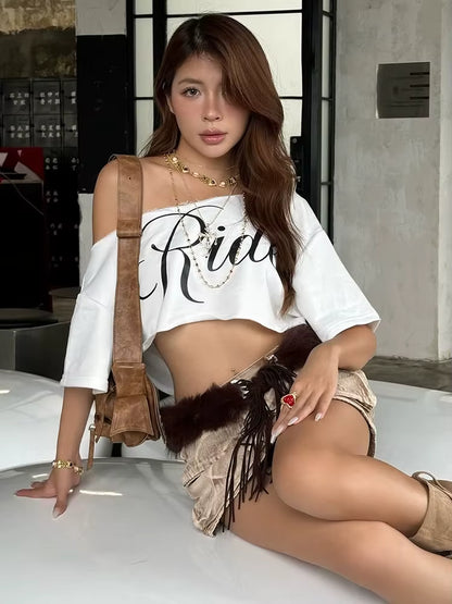 Rider Crop Top - Streetwear Boulevard