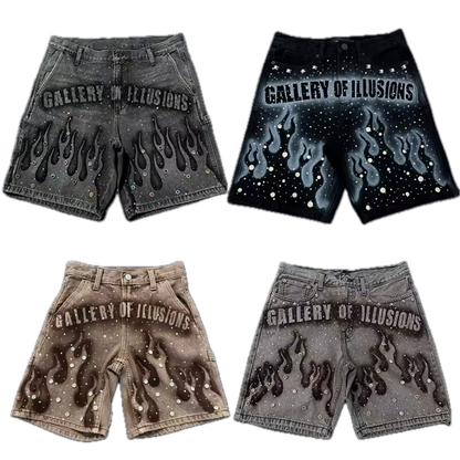 Gallery Of Illusions Shorts - Streetwear Boulevard