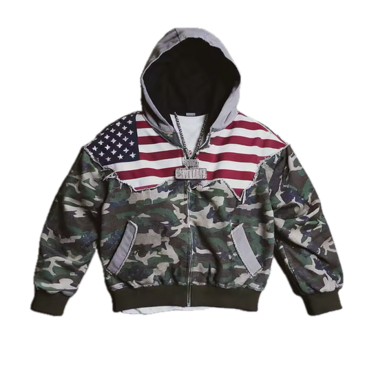 The Freedom Fight Patchwork Jacket - Streetwear Boulevard