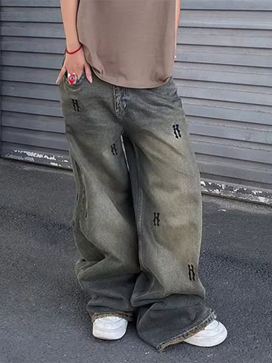 Ghost Wash Denim Jeans - Streetwear Boulevard