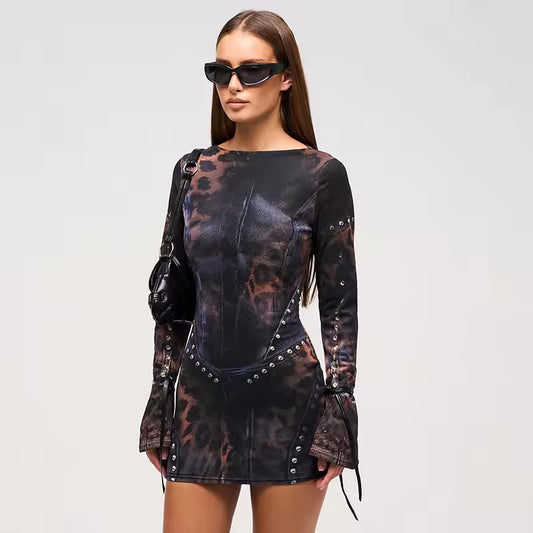 "Dark Instinct" Dress - Streetwear Boulevard