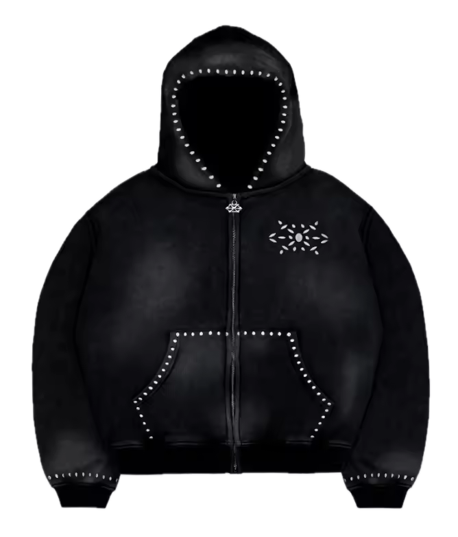 Studded Outline Jacket - Streetwear Boulevard