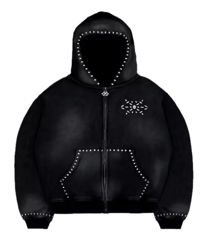 Studded Outline Jacket - Streetwear Boulevard