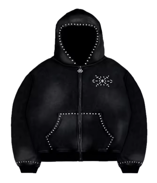 Studded Outline Jacket - Streetwear Boulevard