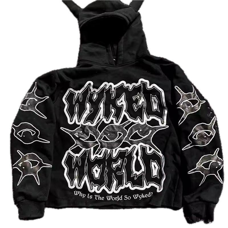 Wyked World Hoodie - Streetwear Boulevard
