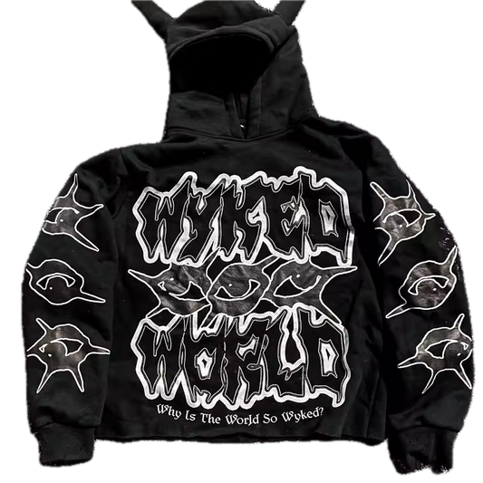 Wyked World Hoodie - Streetwear Boulevard