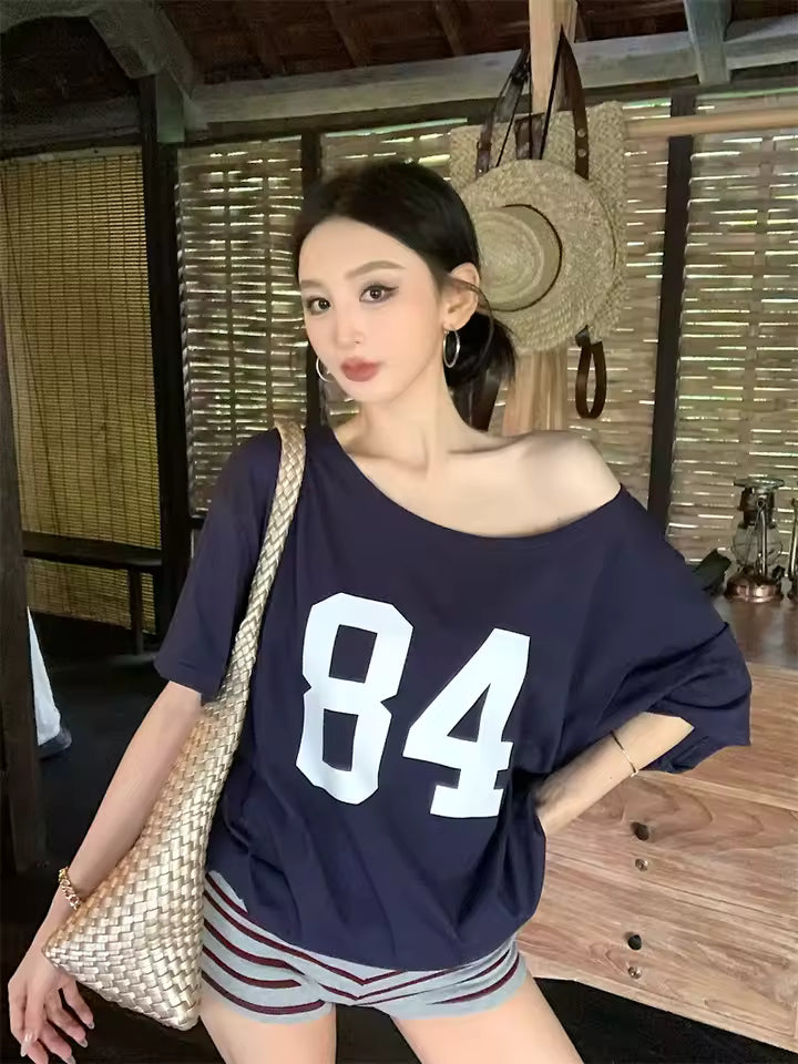 Jersey Number Drop Tee - Streetwear Boulevard