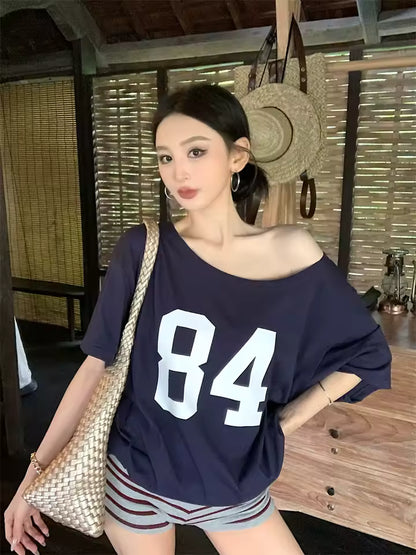 Jersey Number Drop Tee - Streetwear Boulevard