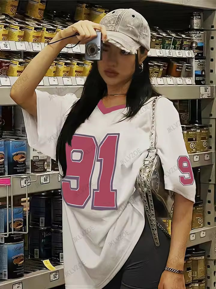 '91 Throwback Jersey Tee - Streetwear Boulevard