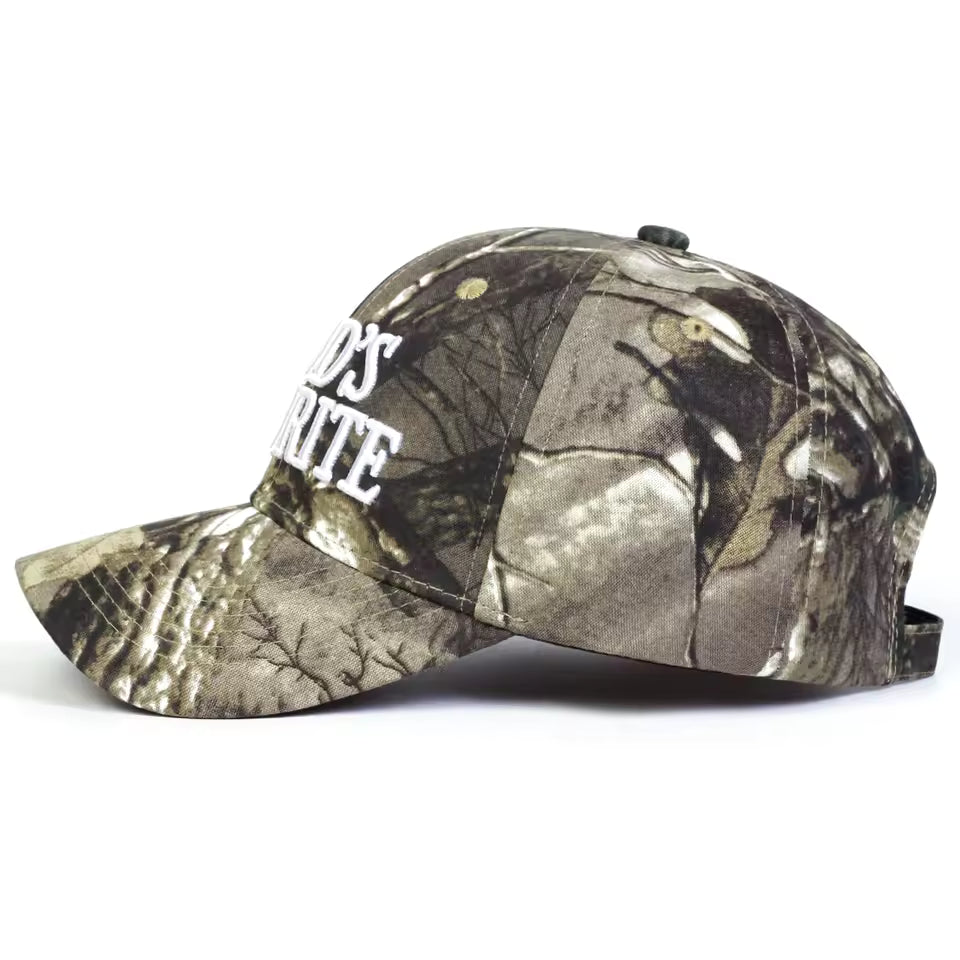 "God's Favorite" Camo Hat - Streetwear Boulevard