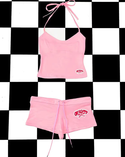 Summer Dream Halter & Shorts Set - Streetwear Boulevard