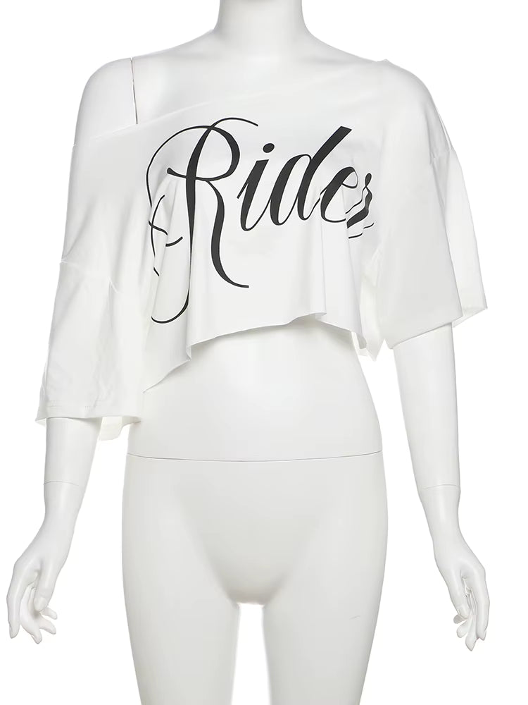 Rider Crop Top - Streetwear Boulevard
