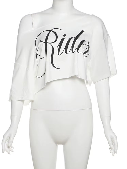 Rider Crop Top - Streetwear Boulevard