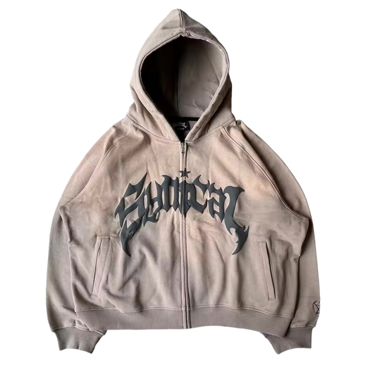 Synical Zip Up Jacket - Streetwear Boulevard