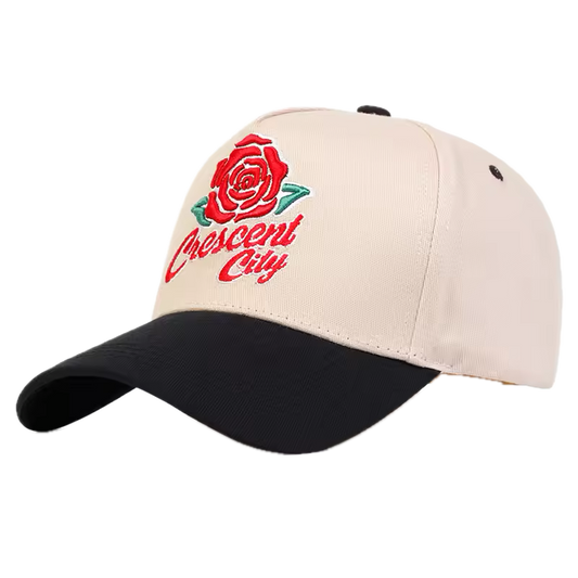 Crescent City Rose Adjustable Hat - Streetwear Boulevard