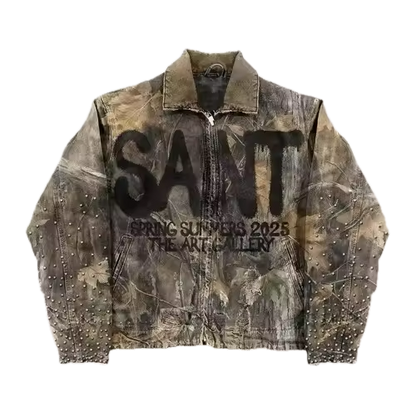SANT Camo Jacket - Streetwear Boulevard