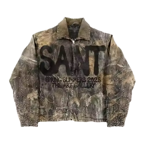 SANT Camo Jacket - Streetwear Boulevard