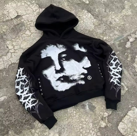 Faces of the Void Hoodie - Streetwear Boulevard