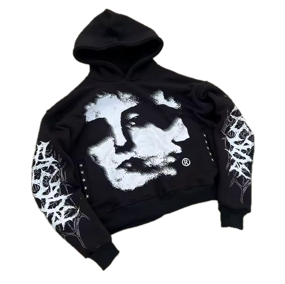 Faces of the Void Hoodie - Streetwear Boulevard