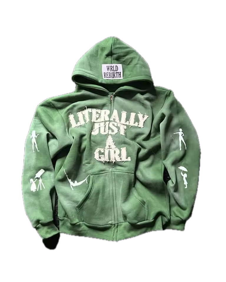 Literally Just A Girl Jacket - Streetwear Boulevard