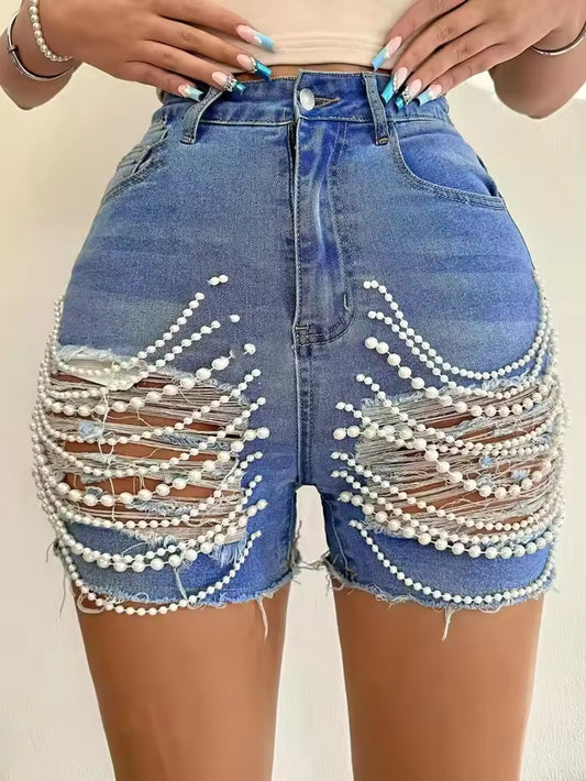 Pearl Waterfall Jorts - Streetwear Boulevard