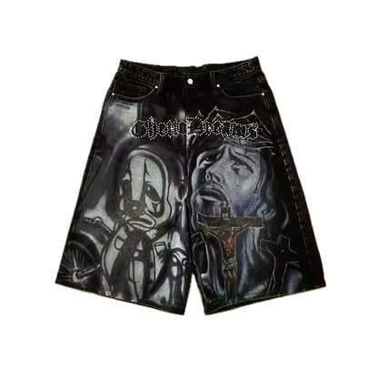 Ghetto Dreams Denim Shorts - Streetwear Boulevard