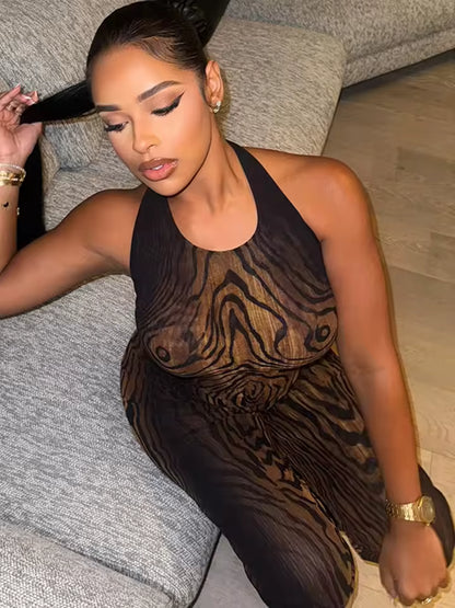 Abstract Swirl Two-Piece Set