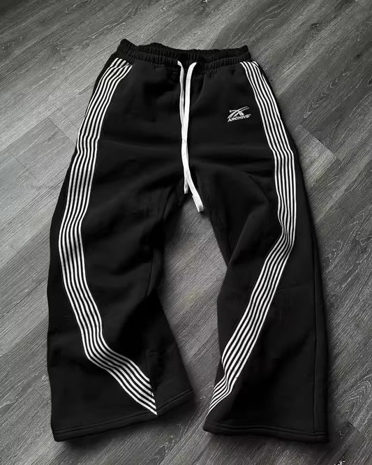 Parallel Stripe Sweats - Streetwear Boulevard