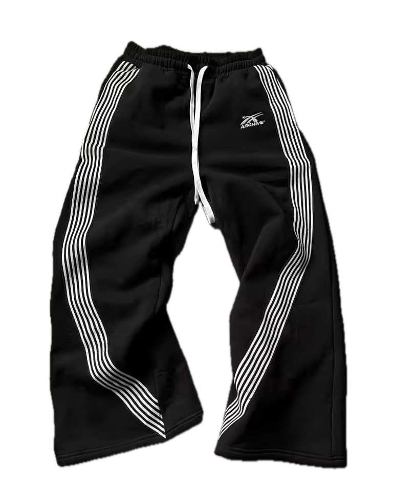 Parallel Stripe Sweats - Streetwear Boulevard