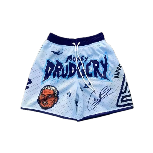 Money Drudgery Mesh Shorts - Streetwear Boulevard