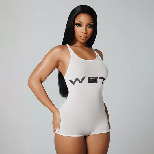 WET One-Piece Romper - Streetwear Boulevard