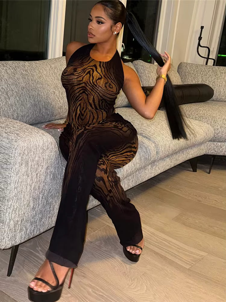 Abstract Swirl Two-Piece Set