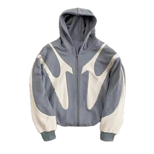 Shadowcurve Zipper Jacket - Streetwear Boulevard