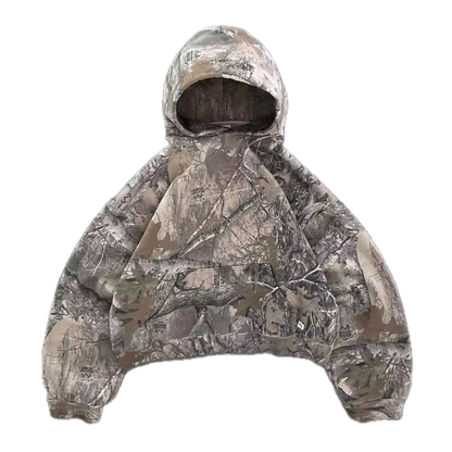 Essential Camo Hoodie - Streetwear Boulevard