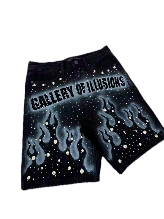 Gallery Of Illusions Shorts - Streetwear Boulevard
