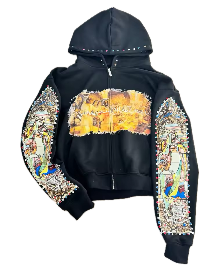 The Stained Glass Mosaic Jacket - Streetwear Boulevard