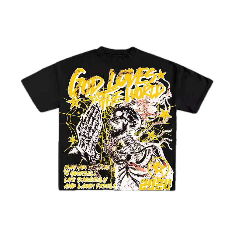 God Loves The World T-Shirt - Streetwear Boulevard