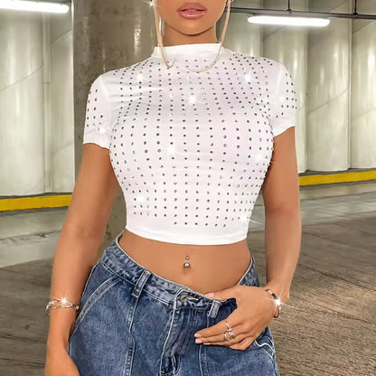 The "Glimmer" Crop Top - Streetwear Boulevard