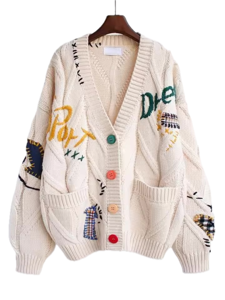 Storyteller Cable Knit Sweater - Streetwear Boulevard