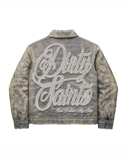 Dirty Saints Embellished Jacket - Streetwear Boulevard