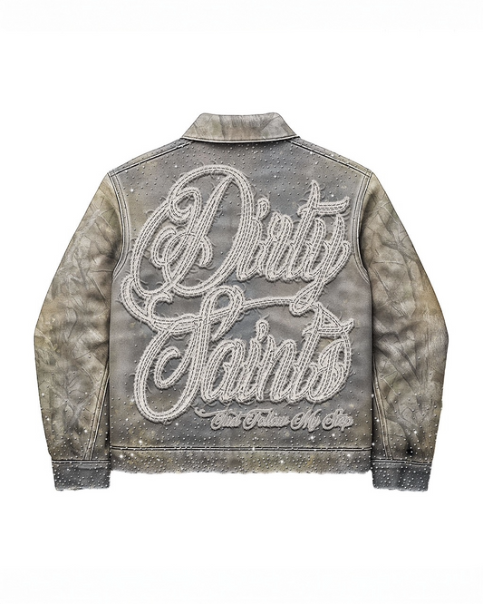 Dirty Saints Embellished Jacket - Streetwear Boulevard