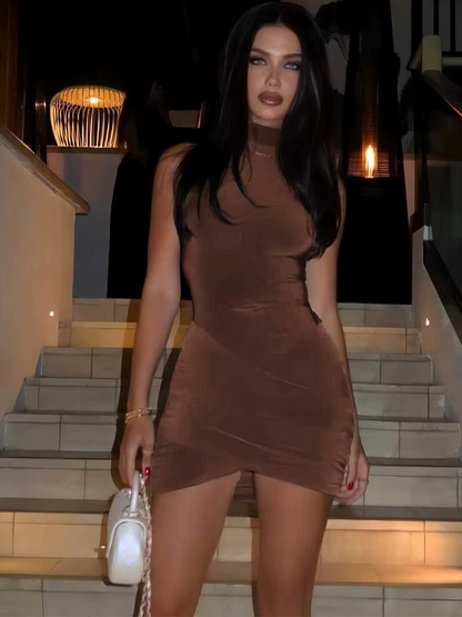 The Meridian Wrap Dress - Streetwear Boulevard