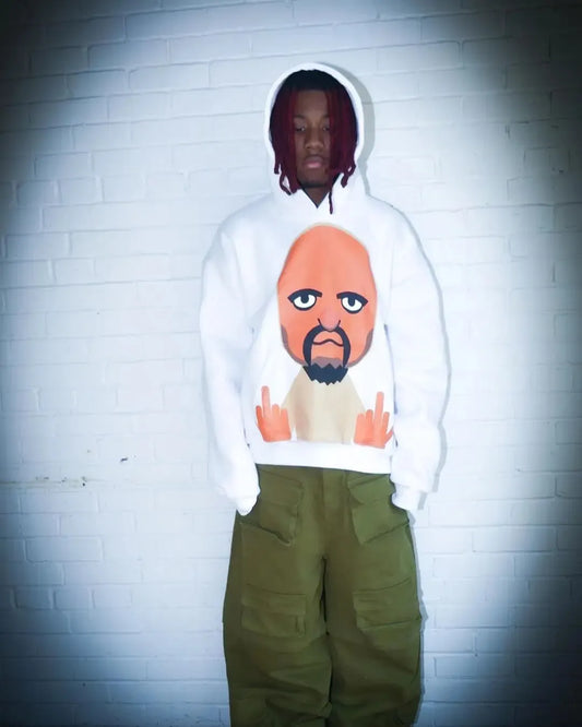 Mii Character Middle Finger Hoodie - Streetwear Boulevard