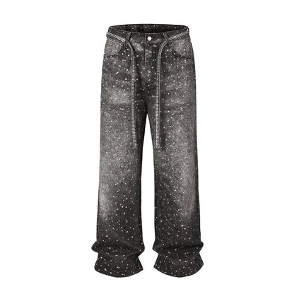 The Crystal Cascade Jeans - Streetwear Boulevard